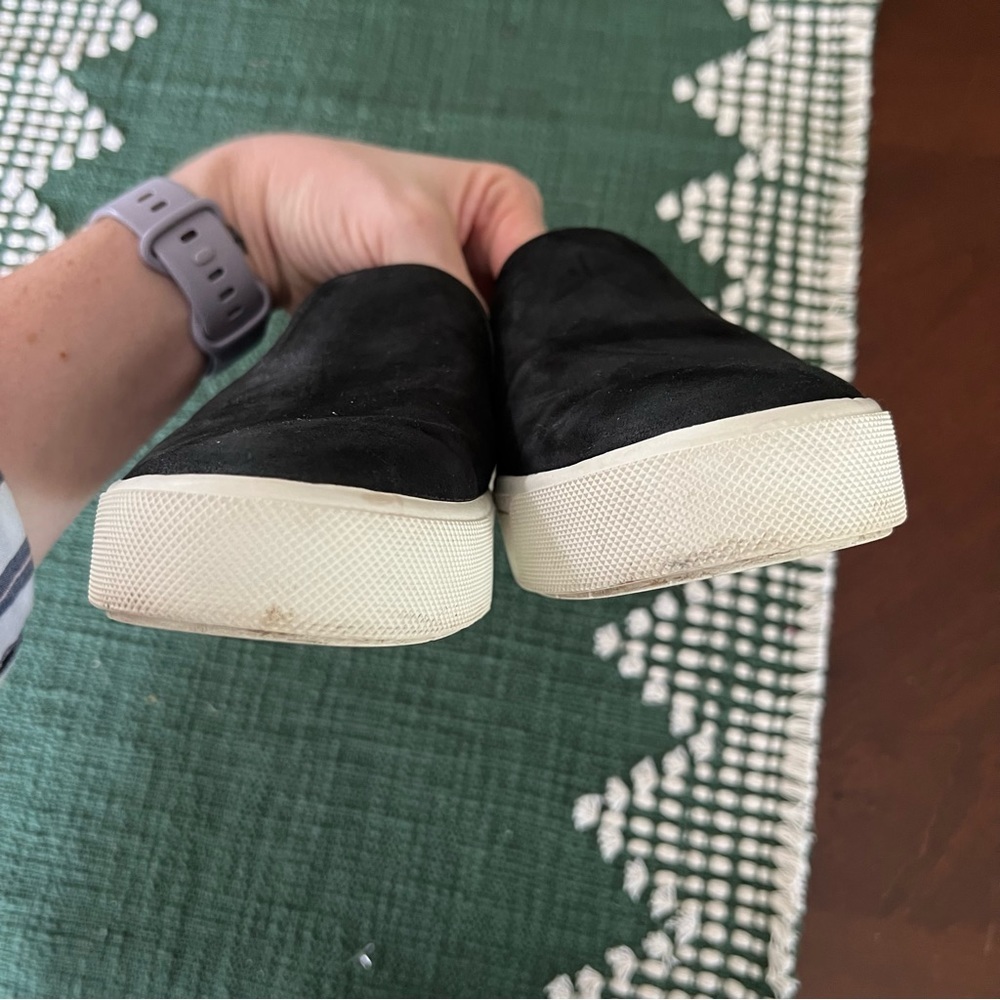 Vince Preston Suede Slip-On Sneakers - Picture 7 of 8